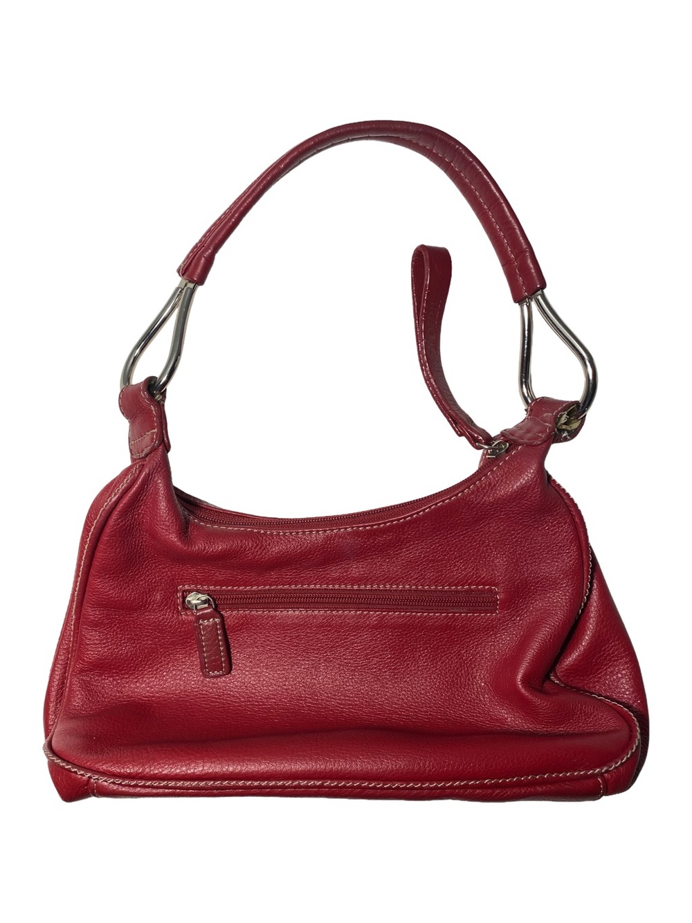 DANIER | 🍒 Cherry Red Genuine Leather Shoulder Purse